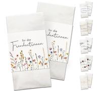 Pañuelos de alegría, incluye puntos adhesivos para cerrar, pañuelos de boda, lágrimas de alegría, vintage, iglesia, ideas de boda, flores silvestres, 50 unidades