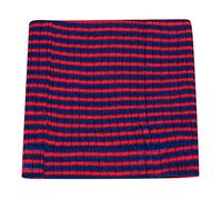 Pañuelos de cuello a rayas, suave, cepillado, bufanda facial, protección facial al aire libre, pañuelo de cuello de punto para niño con nombre, rojo, Talla única