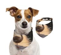 Pañuelos de Verano para Perros Wild Goose de The Bridge, pañuelos para Perros, Baberos Triangulares Lavables y Ajustables,