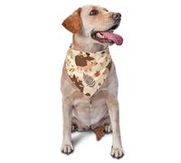 Pañuelos Lavables para Perros, Gatos y Cachorros con diseño de Erizo y Hongo