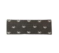 Pañuelos Mujer Diadema elástica acanalada con forma de corazón perla for mujer, banda for el cabello lazo suave y rayas estrellas, accesorios for for yoga, correr niñas(Dark grey-4)