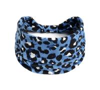 Pañuelos Mujer Diademas estampadas for mujer, anchas, de algodón, elásticas y anudadas, accesorios antideslizantes for el cabello for hacer ejercicio(Color-10)