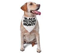 Pañuelos para Perro del Mes de la Historia Negra, Bufanda para Mascotas, Babero Triangular, pañuelo Ajustable para niño y niña, Accesorios para Cachorros pequeños, medianos y Grandes