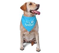 Pañuelos para Perros 30X70Cm Anuncio De Revelación De Género De Gran Hermano (Azul) Bufanda De Mascota Bandana Collar Lavable Pañuelo Triangular Mascotas para Gatos Perros