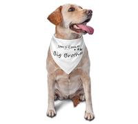Pañuelos para Perros 30X70Cm Revelación De Género De Gran Hermano Triángulo Baberos Bufandas Personalizada Pañuelo para Perros Y Gatos para Gatos Perros Grandes Medianos Pequeños