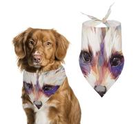 Pañuelos para Perros Acuarela Mapache Animal Bufanda Peto Pañuelo para Perro Large: 70 * 30 CM