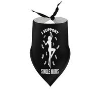 Pañuelos para Perros Apoyo a Las Madres solteras, Baberos de Cuello en V para Cachorros y Mascotas, Bufanda Triangular Ajustable, Accesorios para Cachorros y Gatos pequeños, medianos y Grandes.