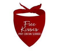 Pañuelos para Perros Besos Gratis/¿Serás Mi V?/Robando Corazones Bufanda Triangular Decoración Bandanas De Perros Ajustable Triangulares para Mascotas para Gatos Decoración Fiestas
