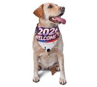 Pañuelos para Perros Bienvenidos Al Fútbol De 2026 Elegantes Bandana para Perros Ajustable Baberos De Perros para Perro Gatos Cachorros