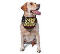 Pañuelos para Perros Cinta De Servicio para Veteranos De La Operación Tormenta del Desierto Triangulares para Mascotas Clásico Bandanas De Perros Personalizadas Bufanda De Mascota para Gatos