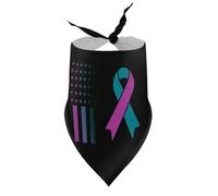 Pañuelos para Perros con Cuello en V para concientizar sobre la Hepatitis, Bufanda Triangular Ajustable, Accesorios para Cachorros y Gatos pequeños, medianos y Grandes.