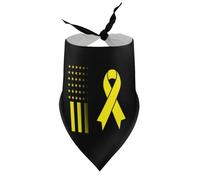 Pañuelos para Perros, concientización sobre la obesidad Infantil, Baberos de Cuello en V para Cachorros y Mascotas, Bufanda Triangular Ajustable, Accesorios para Cachorros y Gatos pequeños, medianos
