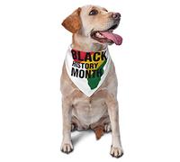 Pañuelos para Perros del Mes de la Historia Negra, Bufanda para Mascotas, Babero Triangular, pañuelo Ajustable para Gatos, Accesorios para Cachorros pequeños, medianos y Grandes