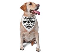 Pañuelos para Perros del Mes de la Historia Negra, Bufanda para Mascotas, Babero Triangular, pañuelo Ajustable para Gatos, Accesorios para Cachorros pequeños, medianos y Grandes
