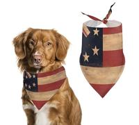 Pañuelos para Perros Flag of USA and UK Bufanda Peto Pañuelo para Perro Large: 70 * 30 CM