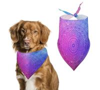 Pañuelos para Perros Impresión Mandalas Bufanda Peto Pañuelo para Perro Large: 70 * 30 CM