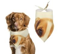 Pañuelos para Perros Lindo Cachorro De Beagle Bufanda Peto Pañuelo para Perro Large: 70 * 30 CM