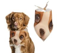 Pañuelos para Perros Lindo Cachorro De Beagle Bufanda Peto Pañuelo para Perro Large: 70 * 30 CM
