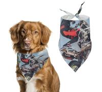 Pañuelos para Perros Motos De Cross Bufanda Peto Pañuelo para Perro Large: 70 * 30 CM
