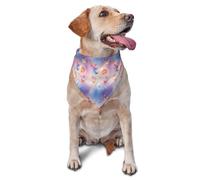 Pañuelos para Perros Murmullo Celestial Triangulares para Mascotas Ajustable Bufanda De Mascota Personalizadas Bandanas De Perros para Mascotas Fiestas Gatos