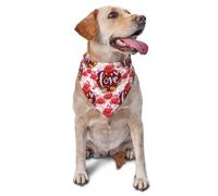 Pañuelos para Perros Oda Flower Al Amor Bufanda Triangular Clásico Triangulares para Mascotas Decoración Bandanas De Perros para Decoración Mascotas Gatos
