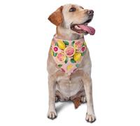 Pañuelos para Perros Piruleta De Cereza Cítrica Bandanas De Perros Clásico Bufanda De Mascota Decoración Triangulares para Mascotas para Fiestas Gatos Decoración