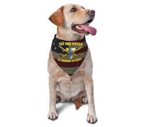 Pañuelos para Perros Primer Escuadrón 4.º De Caballería, Primera Infantería Bufanda Triangular Decoración Triangulares para Mascotas Clásico Bufanda De Mascota para Decoración Gatos Mascotas