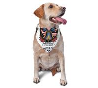 Pañuelos para Perros Que Suene La Libertad 250 Triangulares para Mascotas Personalizadas Bufanda De Mascota Ajustable Bandanas De Perros para Fiestas Decoración Gatos