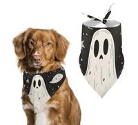 Pañuelos para Perros Set Feliz Halloween Bufanda Peto Pañuelo para Perro Large: 70 * 30 CM
