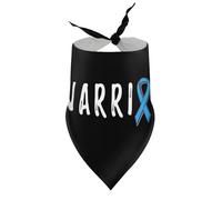 Pañuelos para Perros Warrior Child AbuseAwareness Puppy Pet Baberos de Cuello en V Bufanda Triangular Pañuelo Ajustable Accesorios para Cachorros pequeños, medianos y Grandes Gatos