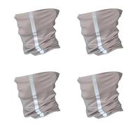 Pañuelos reflectantes reutilizables con ventilación de tela de seda de hielo para mejorar el flujo de aire y comodidad polainas de cuello para hombres refrescantes