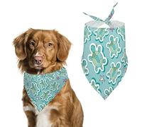 Pañuelos Triangulares para Perros con diseño de s y Estrellas de mar en Azul, pañuelo para Mascotas pequeñas, Medianas y Grandes