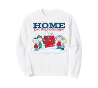 Panuts Xmas Snoopy Charlie Sally Lucy Holiday Dog House Diversión Sudadera