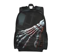 panverix Bloody Skeleton Hand On Dark - Mochila para laptop de 13 pulgadas, mochila de trabajo para hombres y mujeres