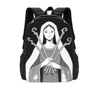 panverix Lady Darkness - Mochila para portátil de 15 pulgadas, mochila de viaje casual