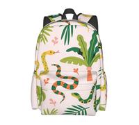 panverix Snakes And Flower - Mochila de negocios para laptop, para trabajo, viajes, laptop