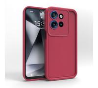 PanXCase Funda para Motorola Edge 50 Neo - Carcasa Silicona Delgada Suave Ligera Elegante Diseño, Protección Cámara Antichoque Antiarañazos Cover (Vino Tinto)