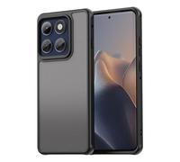 PanXCase Funda para Motorola Edge 60 Pro/Edge 2025 Protectora Antigolpes Militar Mate Translúcida Carcasa Motorola Edge 60 Pro/Edge 2025 Capa (Negro)