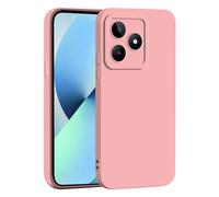 PanXCase Funda para Realme C53 - Carcasa Silicona Delgada Suave Ligera, Protección Antichoque Antideslizante Antiarañazos Case Cover (Rosa)
