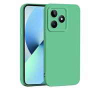 PanXCase Funda para Realme C53 - Carcasa Silicona Delgada Suave Ligera, Protección Antichoque Antideslizante Antiarañazos Case Cover (Verde)