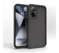 PanXCase Funda para Realme C67 4G - Carcasa Silicona Delgada Suave Ligera Elegante Diseño, Protección Cámara Antichoque Antiarañazos Cover (Negro)