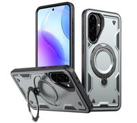 PanXCase Funda para Samsung Galaxy A57 5G - Carcasa Armor 360° Soporte Anillo Metálico Magnética Protección Militar Antigolpes Resistente Case (Grey)