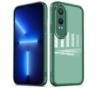 PanXCase Funda Transparente para OnePlus Nord CE 4 Lite - Carcasa Clear con Lens Protector Delgada Suave Protección Cámara Antichoque Antiarañazos Cover (Verde)