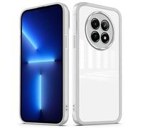 PanXCase Funda Transparente para Realme 12 5G / Realme 12X - Carcasa Clear con Lens Protector Delgada Suave Protección Cámara Antichoque Antiarañazos Cover (Blanco)