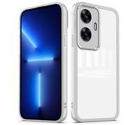 PanXCase Funda Transparente para Realme C55 - Carcasa Clear con Lens Protector Delgada Suave Protección Cámara Antichoque Antiarañazos Cover (Blanco)