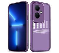 PanXCase Funda Transparente para Vivo V29 Lite 5G / Vivo Y78 5G - Carcasa Clear con Lens Protector Delgada Suave Protección Cámara Antichoque Antiarañazos Cover (Violeta)