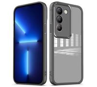 PanXCase Funda Transparente para Vivo V40 SE - Carcasa Clear con Lens Protector Delgada Suave Protección Cámara Antichoque Antiarañazos Cover (Negro)