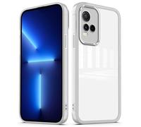 PanXCase Funda Transparente para Vivo Y21 / Vivo Y21S / Vivo Y33S - Carcasa Clear con Lens Protector Delgada Suave Protección Cámara Antichoque Antiarañazos Cover (Blanco)