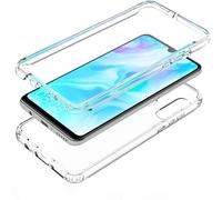 Panxiyue - Carcasa para Realme 14 5G / Realme 14T 5G, antigolpes, transparente TPU flexible y PC rígido 360°Full Body Protection Funda para Realme 14 5G / Realme 14T 5G, transparente