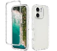 PANXIYUE Funda para OPPO A5X, 360 Grados Doble Protección Ultrafina Silicona TPU Frente y PC Back Carcasa para OPPO A5X 5G / 4G -Transparente